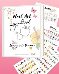 Buch Nail Art Book Spring into Summer 10 Seiten (über 400 Designs) 119 PLN