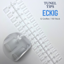 Tipsy Tunelowe ECKIG - 150 Sztuk 