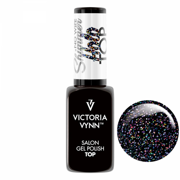 GEL POLISH Top Shimmer HOLO no wipe 8ml
