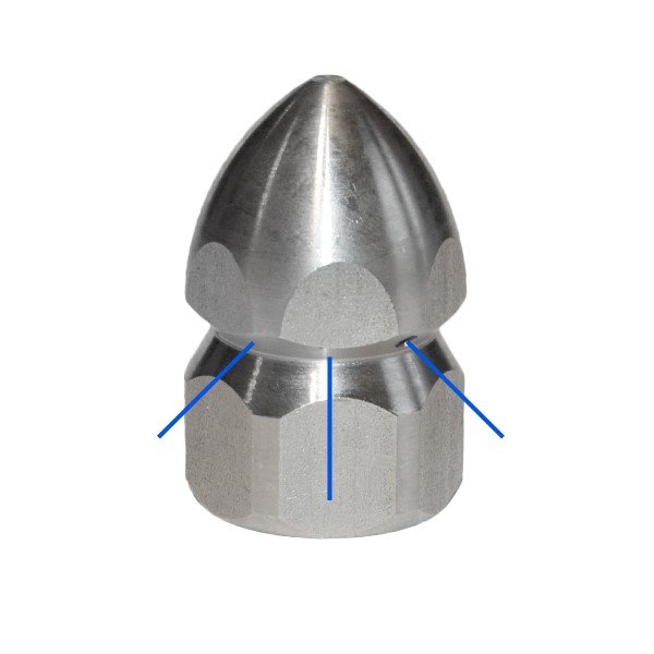Dysza kanalizacyjna 3/8&quot; F 3 - 065