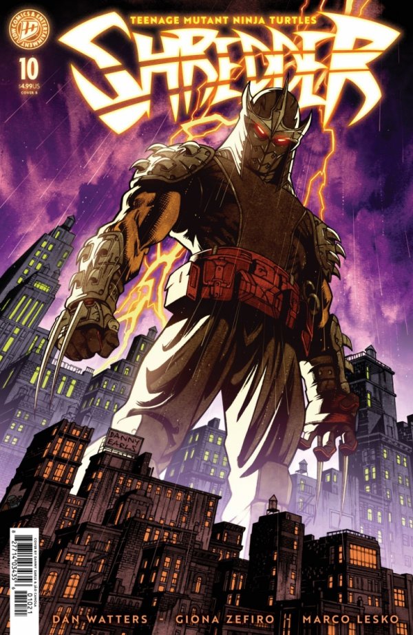 TEENAGE MUTANT NINJA TURTLES SHREDDER #10 VARIANT B EARLS [82771403435601021]