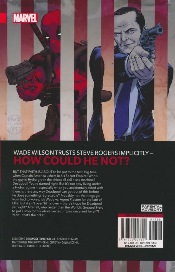 DEADPOOL WORLDS GREATEST VOL 10 SECRET EMPIRE TP [9781302907617] **OFERTA SPECJALNA**