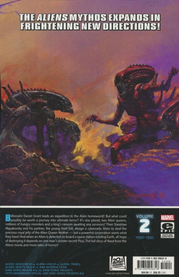 ALIENS EPIC COLLECTION THE ORIGINAL YEARS VOL 02 TP [9781302956318]