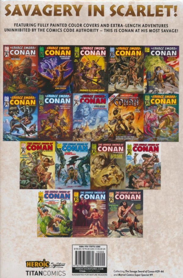 SAVAGE SWORD OF CONAN THE ORIGINAL COMICS OMNIBUS VOL 03 HC [VARIANT] [9781787744080] **promocja TOMY**