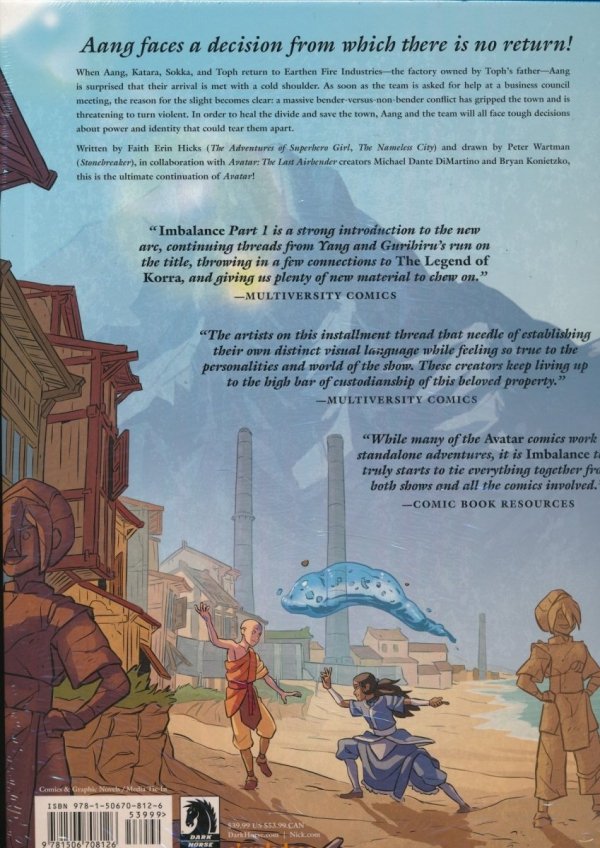 AVATAR THE LAST AIRBENDER IMBALANCE LIBRARY EDITION HC [9781506708126] **OFERTA SPECJALNA**
