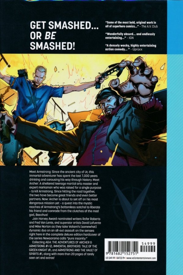 A AND A THE ADVENTURES OF ARCHER AND ARMSTRONG DELUXE EDITION HC [9781682152751] **promocja TOMY**