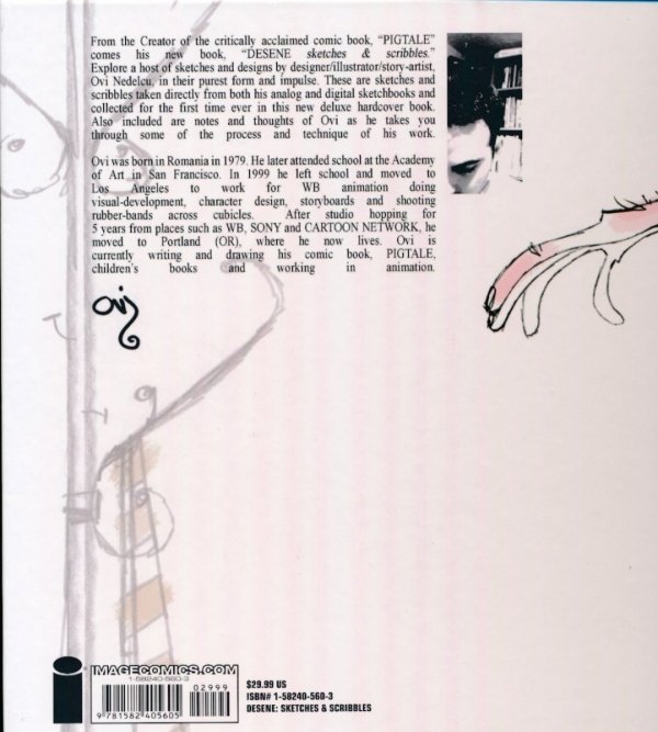 DESENE SKETCHES AND SCRIBBLES HC [9781582405605] **OFERTA SPECJALNA**