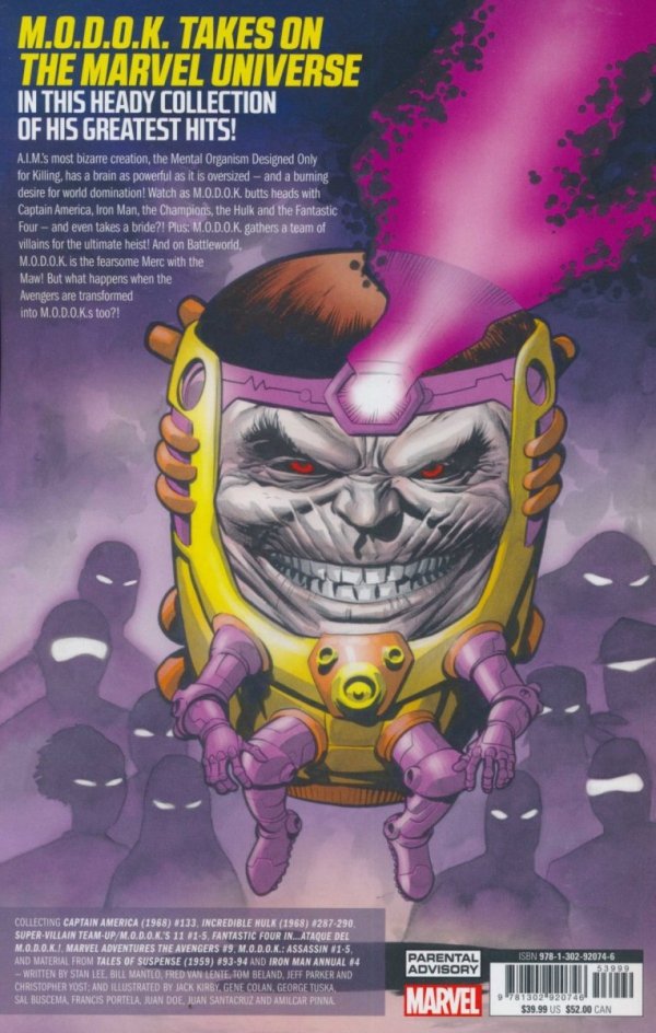 MODOK HEAD TRIPS TP [9781302920746]