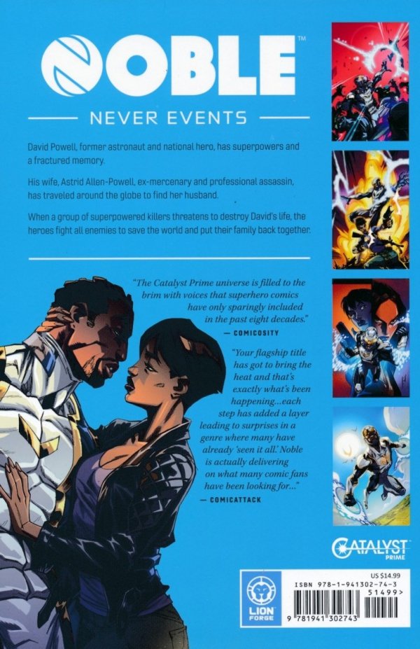CATALYST PRIME NOBLE VOL 02 NEVER EVENTS TP [9781941302743]