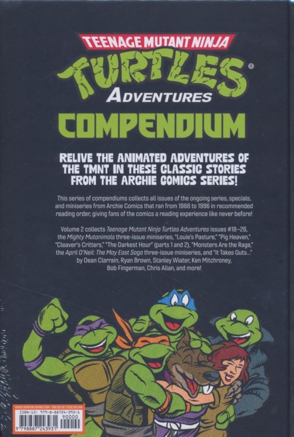 TEENAGE MUTANT NINJA TURTLES ADVENTURES COMPENDIUM VOL 02 HC [9798887243931]