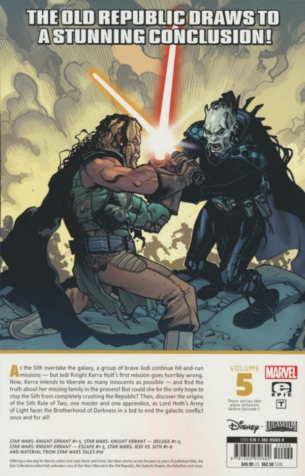 STAR WARS EPIC COLLECTION THE OLD REPUBLIC VOL 05 TP [9781302950699]