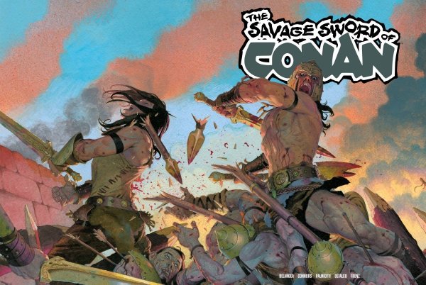 SAVAGE SWORD OF CONAN #15 CVR D ESAD RIBIC WRAPAROUND CARDSTOCK VAR [79361173690001541]