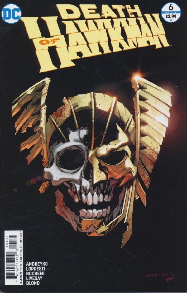 DEATH OF HAWKMAN #06 CVR A [76194134195800611]