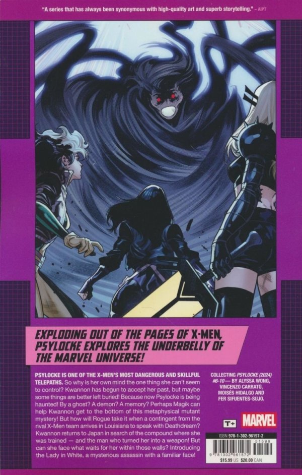 PSYLOCKE VOL 02 NIGHTMARES OF THE PAST TP [9781302961572]
