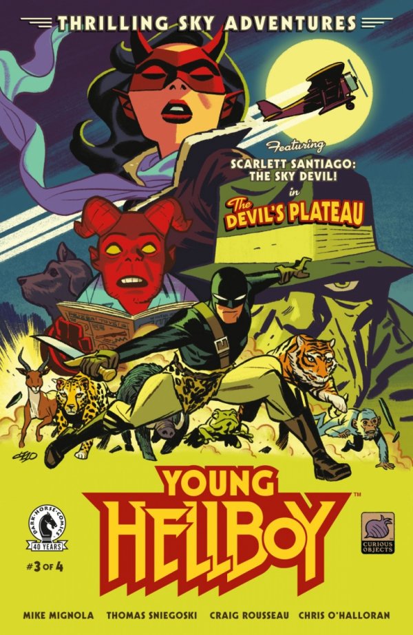 YOUNG HELLBOY THRILLING SKY ADVENTURES #3 CVR B MICHAEL CHO [76156801568300321]