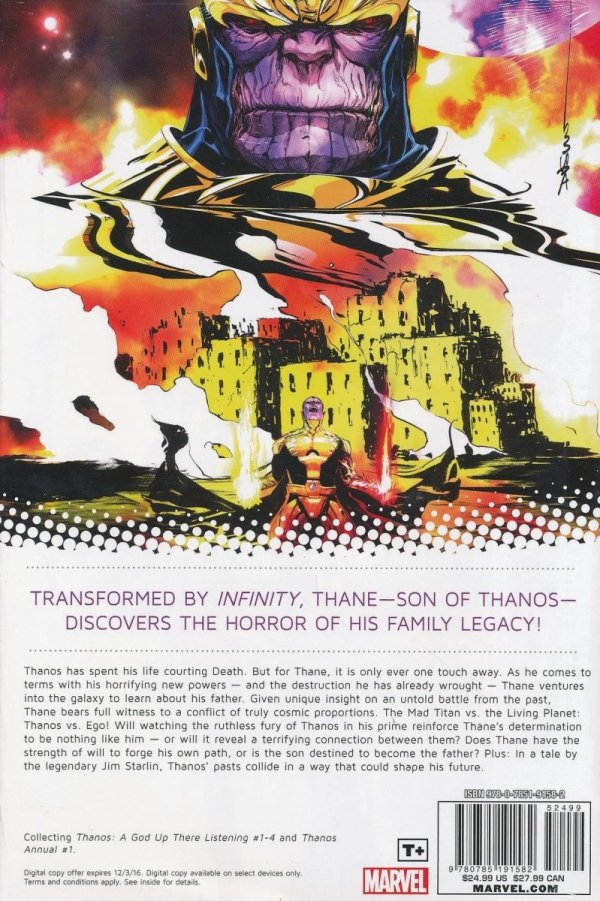 THANOS A GOD UP THERE LISTENING HC [9780785191582] **promocja TOMY**