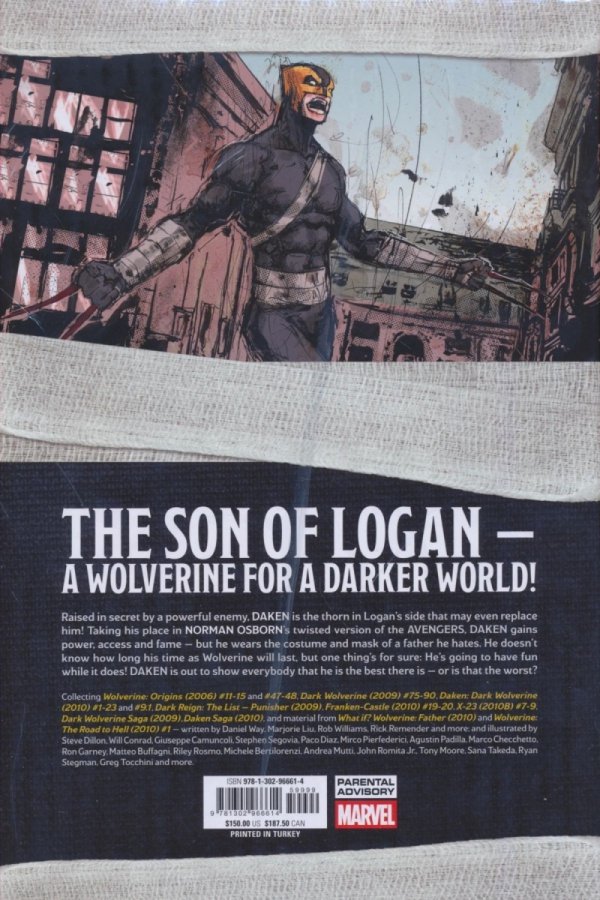 DAKEN DARK WOLVERINE OMNIBUS HC [VARIANT] [9781302966614]