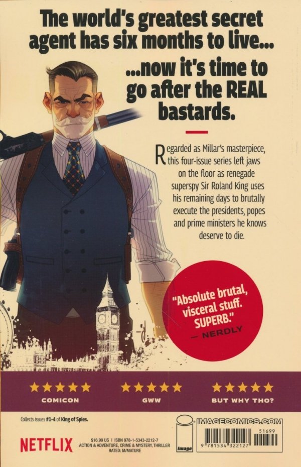 KING OF SPIES TP [9781534322127] **OFERTA SPECJALNA**