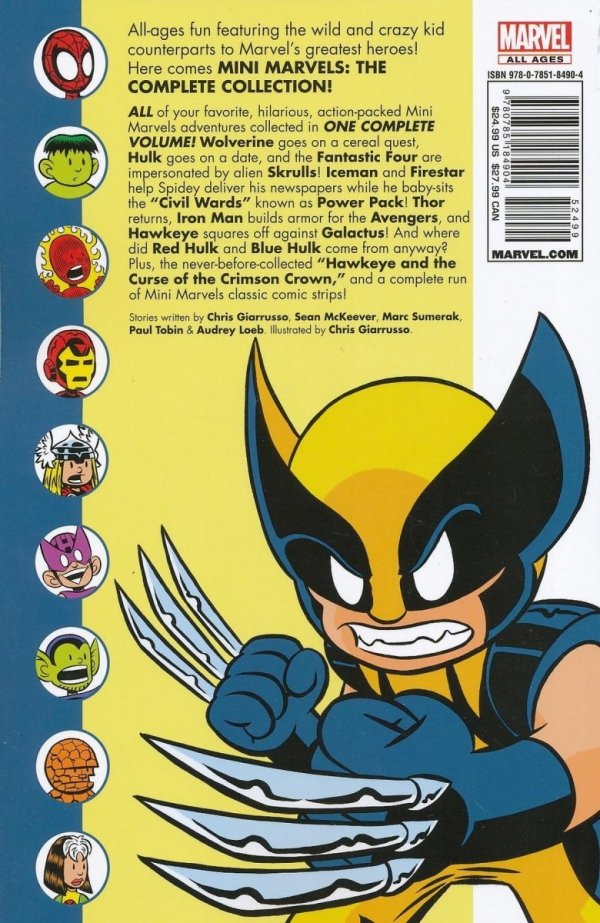 MINI MARVELS THE COMPLETE COLLECTION TP [9780785184904]