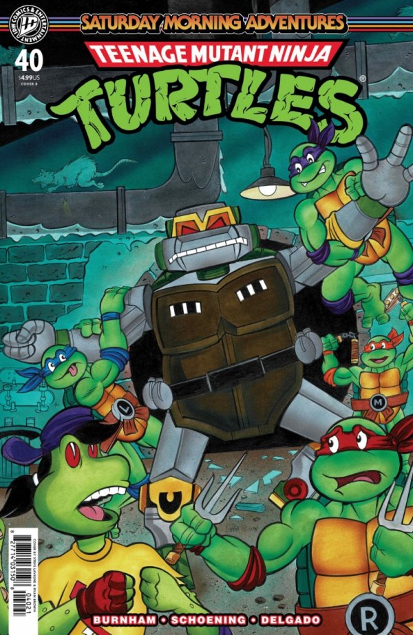 TEENAGE MUTANT NINJA TURTLES SATURDAY MORNING ADVENTURES #40 VARIANT B LAVIGNE [82771403150804021]