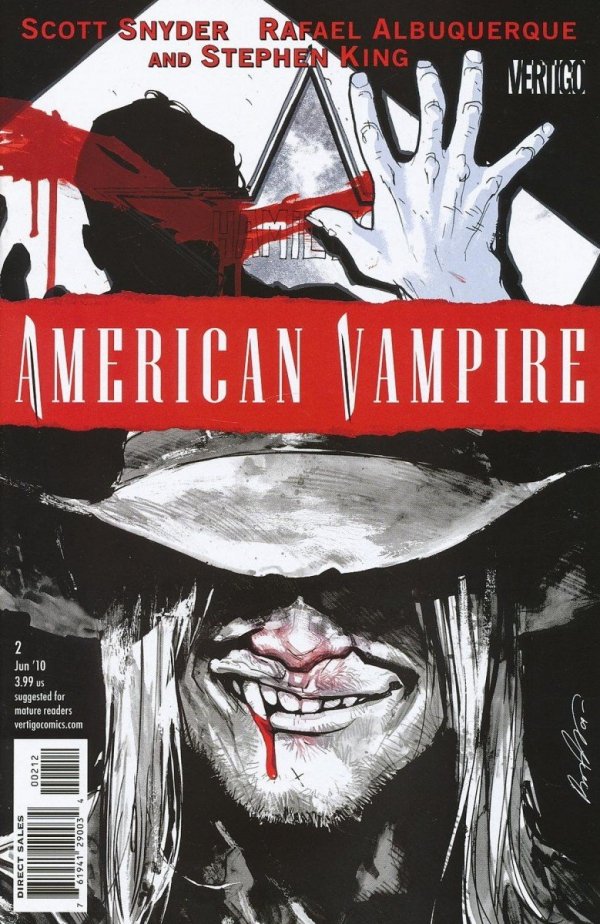 AMERICAN VAMPIRE #02 2ND PTG [76194129003400212]