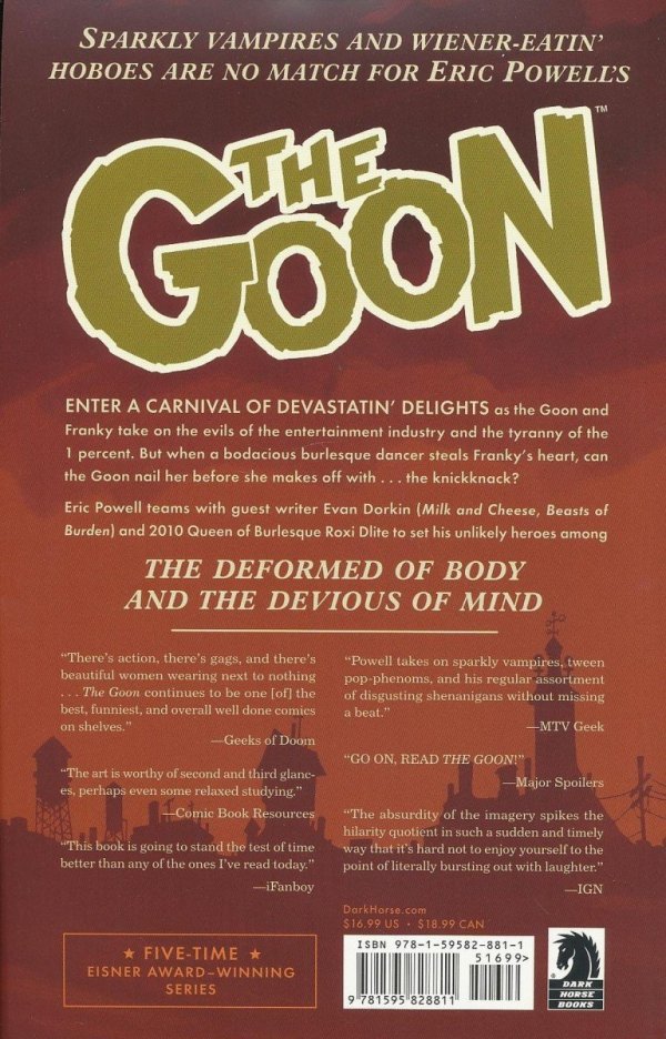GOON VOL 11 THE DEFORMED OF BODY AND THE DEVIOUS OF MIND TP [9781595828811]
