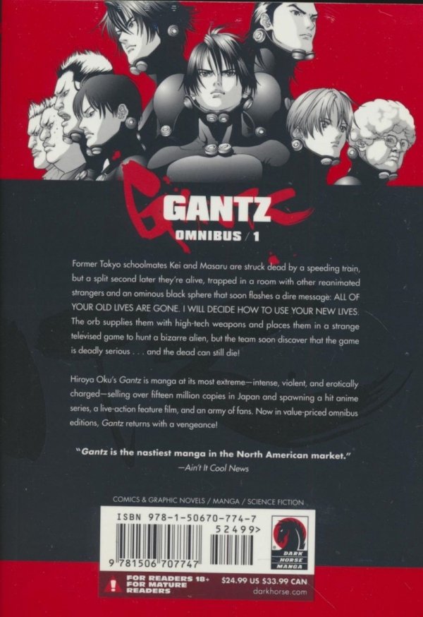 GANTZ OMNIBUS VOL 01 TP [9781506707747]