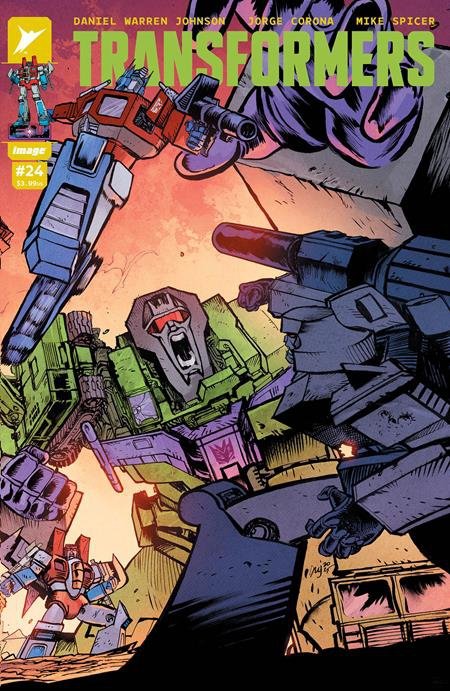 TRANSFORMERS #24 CVR F DANIEL WARREN JOHNSON AND MIKE SPICER WRAPAROUND VAR [70985303861002461]