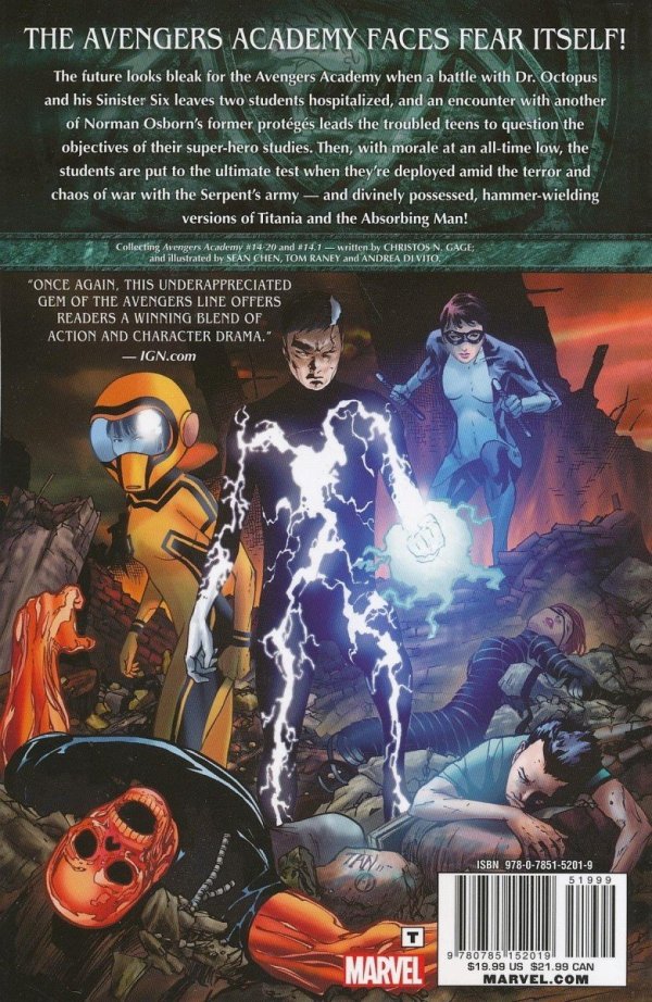 FEAR ITSELF AVENGERS ACADEMY TP [9780785152019]