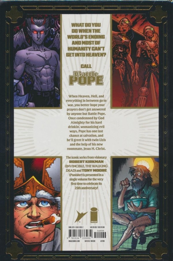 BATTLE POPE 25TH ANNIVERSARY DELUXE HC [9781534333932]