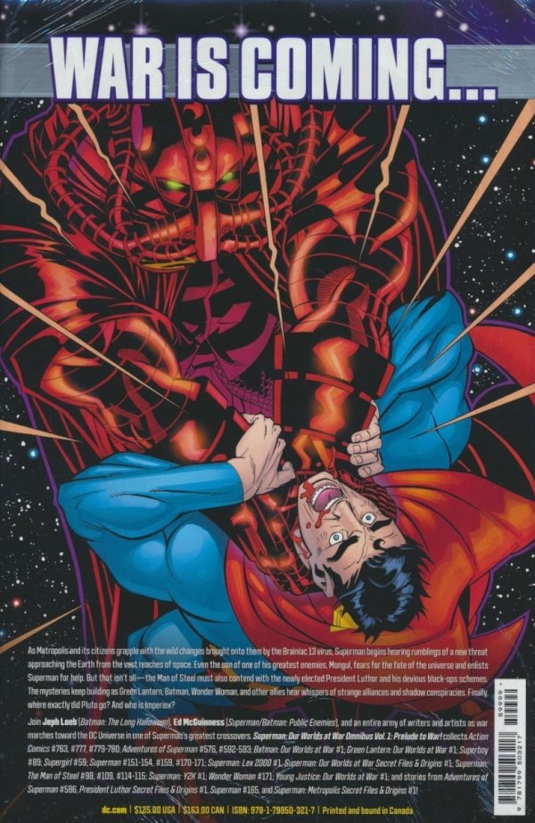 SUPERMAN OUR WORLDS AT WAR OMNIBUS VOL 01 PRELUDE TO WAR HC [9781799503217]