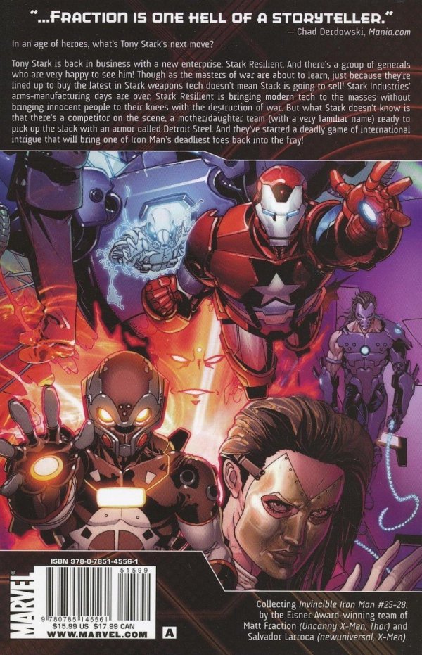 INVINCIBLE IRON MAN VOL 05 STARK RESILIENT TP [9780785145561]