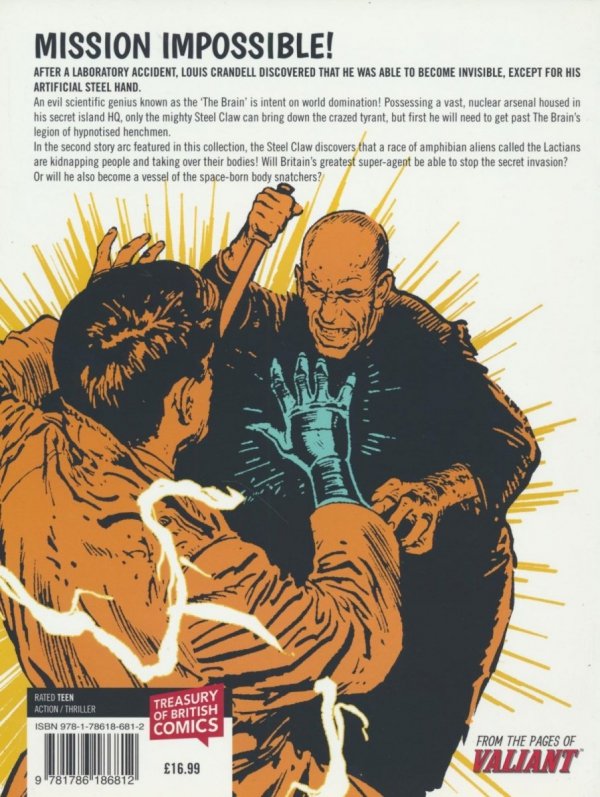 STEEL CLAW VOL 02 REIGN OF THE BRAIN TP [9781786186812]