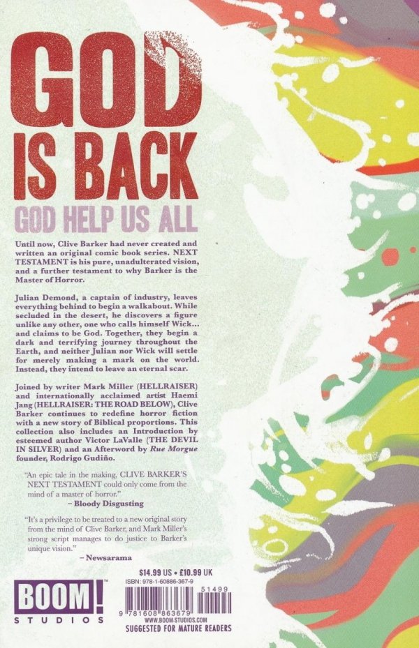CLIVE BARKERS NEXT TESTAMENT VOL 01 TP [9781608863679]