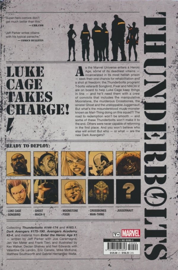 THUNDERBOLTS UNCAGED OMNIBUS HC [STANDARD] [9781302952853] **OFERTA EKSPOZYCYJNA**