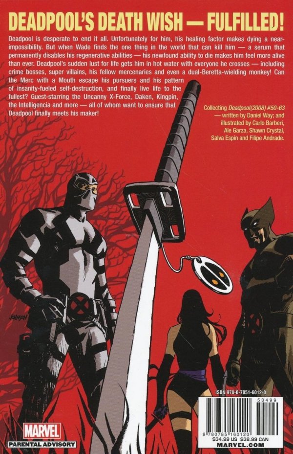 DEADPOOL THE COMPLETE COLLECTION BY DANIEL WAY VOL 04 TP [9780785160120] **OFERTA SPECJALNA**
