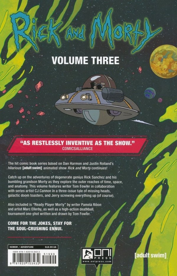 RICK AND MORTY VOL 03 TP [9781620103432] **promocja TOMY**