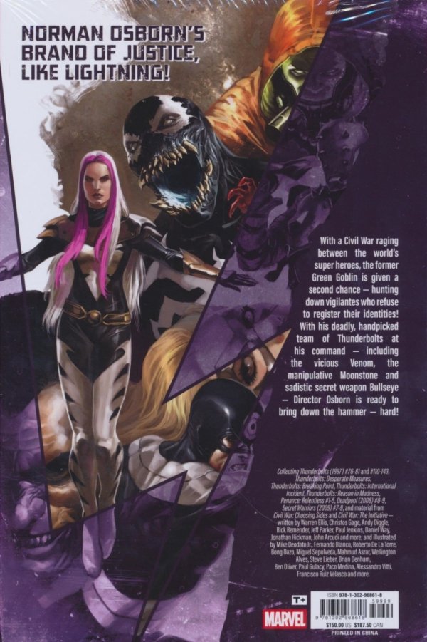THUNDERBOLTS DARK REIGN OMNIBUS HC [STANDARD] [9781302968618]