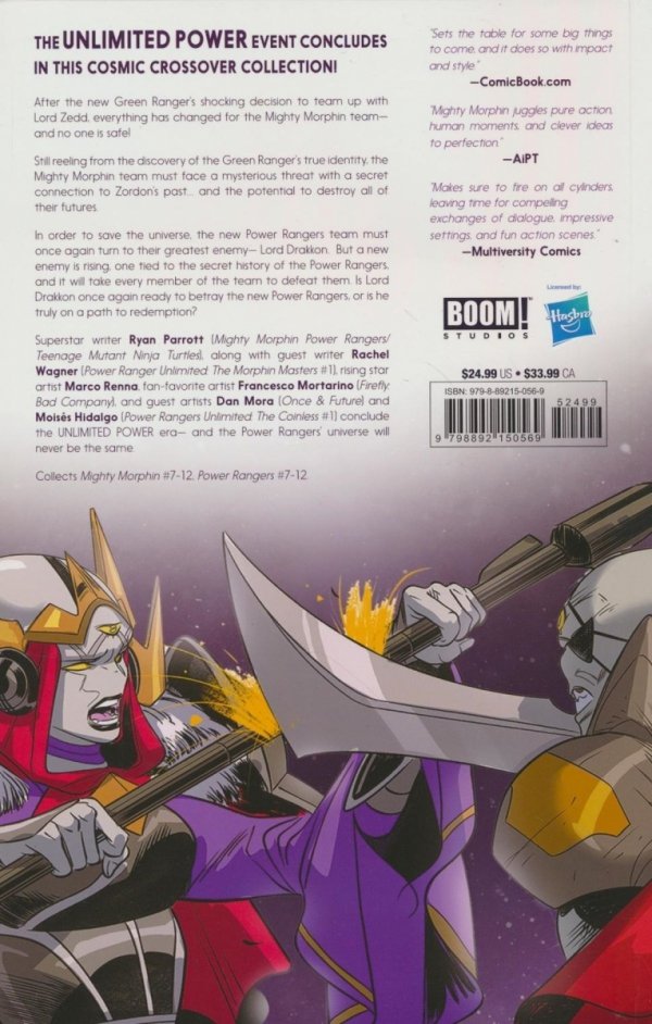 MIGHTY MORPHIN POWER RANGERS UNLIMITED POWER VOL 02 TP [9798892150569]