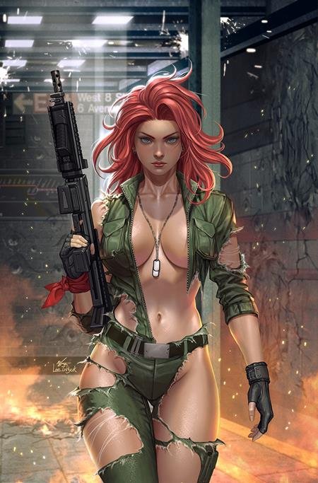 HEAT SEEKER EXPOSED A GUN HONEY SERIES #2 CVR F INHYUK LEE VIRGIN FOIL VAR [65946030973600261]