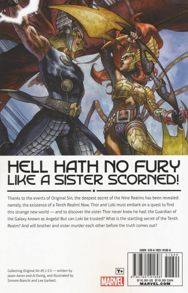 ORIGINAL SIN THOR AND LOKI THE TENTH REALM TP [9780785191698] **OFERTA SPECJALNA**