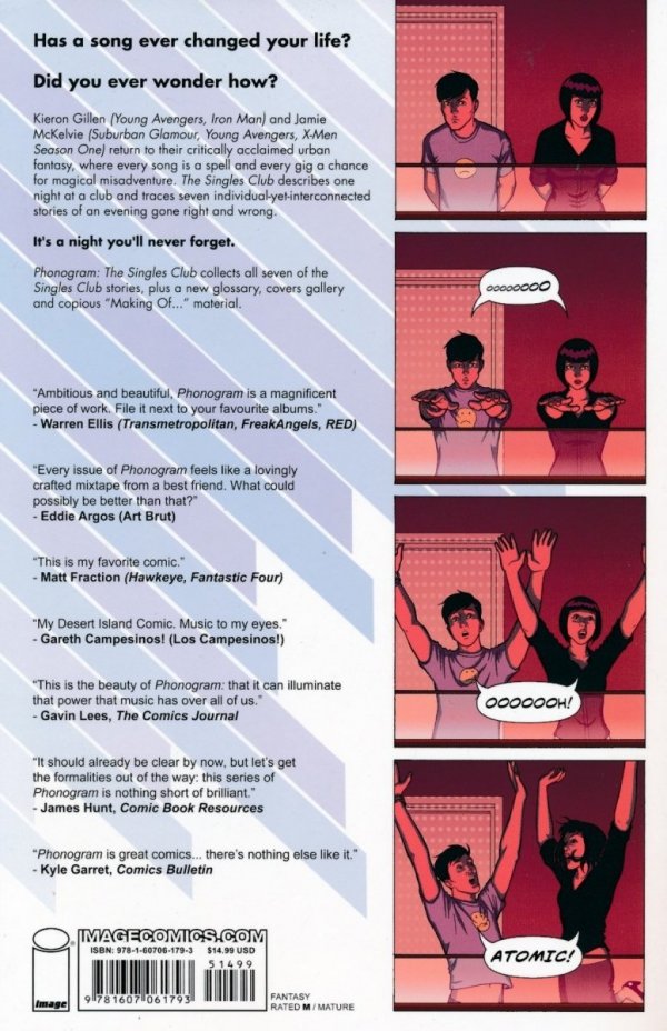 PHONOGRAM VOL 02 THE SINGLES CLUB TP [9781607061793]
