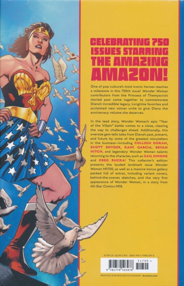 WONDER WOMAN #750 THE DELUXE EDITION HC [9781779503978] **promocja TOMY**