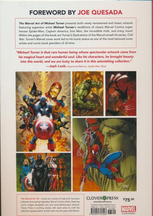 MARVEL ART OF MICHAEL TURNER HC [VARIANT] [9781951757243]