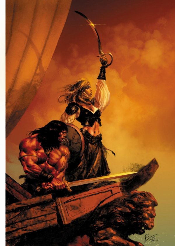 CONAN THE BARBARIAN #33 CVR G ROBERTO DE LA TORRE VIRGIN CARDSTOCK VAR [79361173648103371]