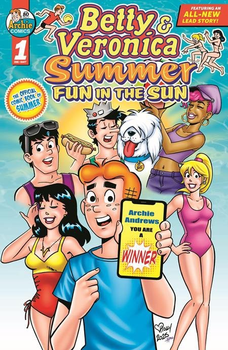 BETTY AND VERONICA SUMMER FUN IN THE SUN CVR A HOLLY G AND ROSARIO TITO PENA [76281628786900111]