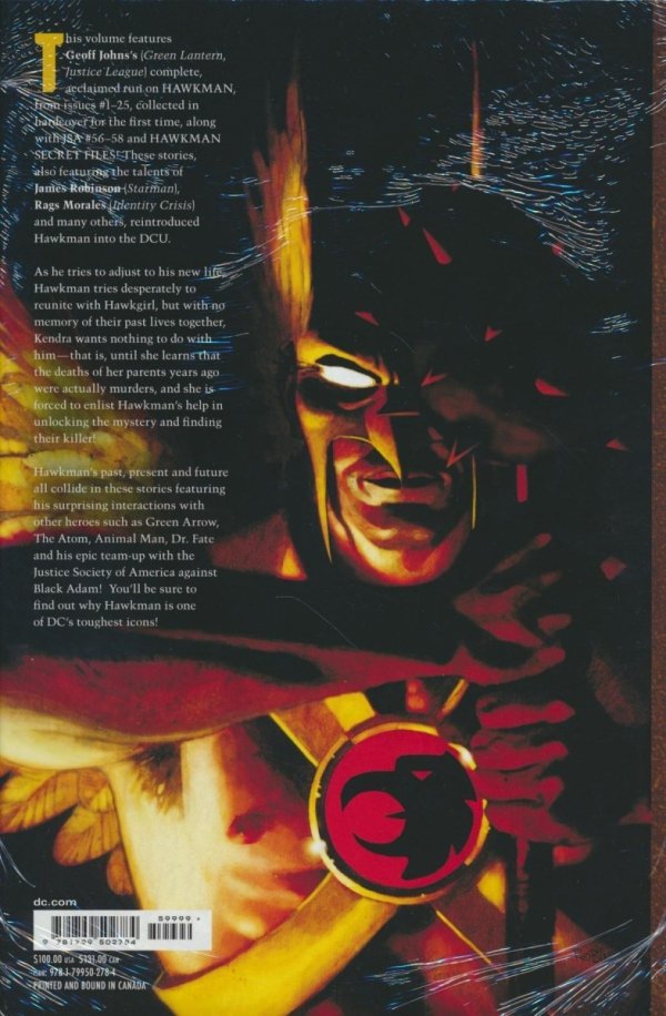 HAWKMAN OMNIBUS BY GEOFF JOHNS HC [9781799502784] **OFERTA SPECJALNA**