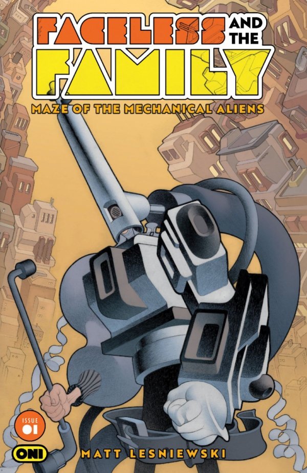 FACELESS AND THE FAMILY MAZE OF THE MECHANICAL ALIENS #1 CVR A MATT LESNIEWSKI [64985600902900111]