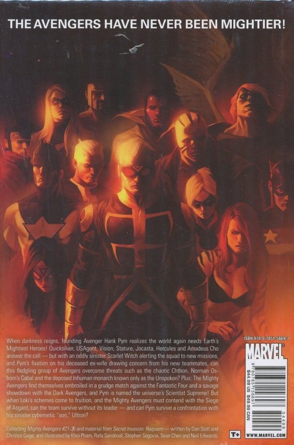MIGHTY AVENGERS DARK REIGN HC [9780785156697] **OFERTA SPECJALNA**