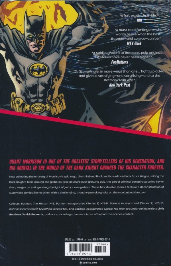 BATMAN BY GRANT MORRISON OMNIBUS VOL 03 HC [9781779502711] **promocja TOMY**
